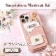 ޤʪSmartphone Minibook Leather Peach Blossom-åȸꥪꥸʥڡѡåץܡɡ쥯ȥ٥դ-