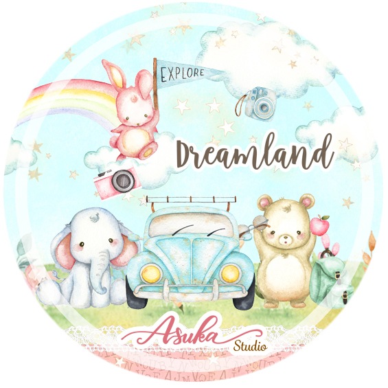 MP-60445 Dreamland Washi Tape 15mm