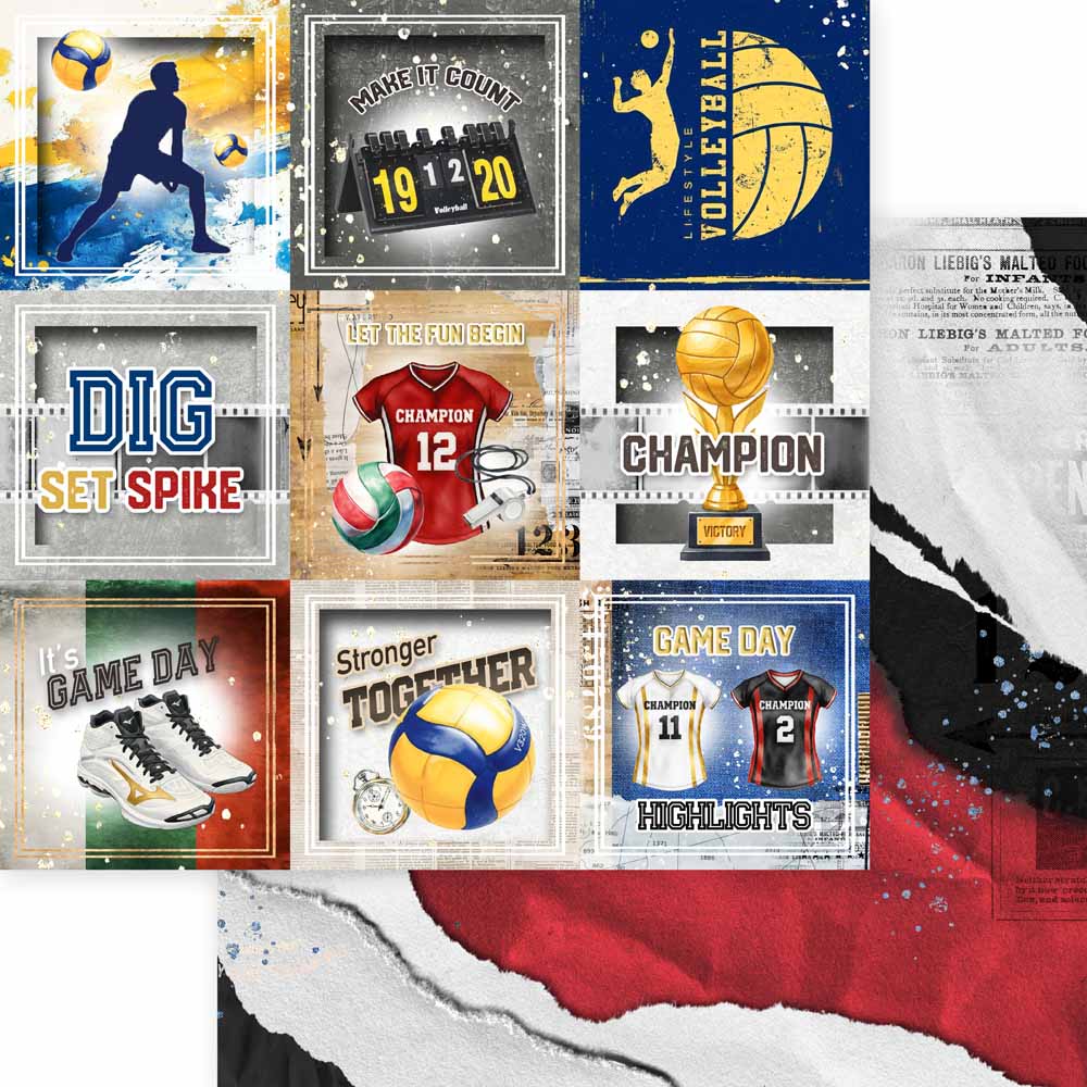 MP-61917 Vollyball 12x12 Collection Pack