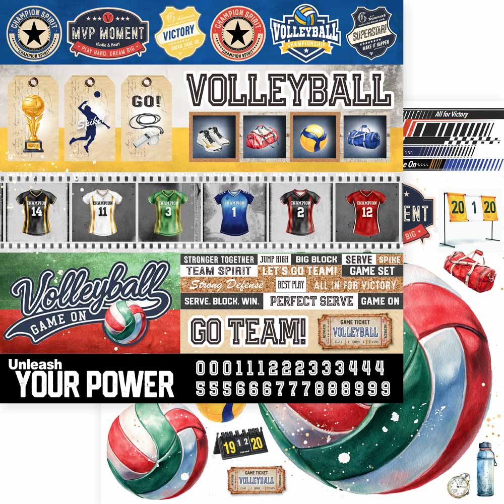 MP-61917 Vollyball 12x12 Collection Pack