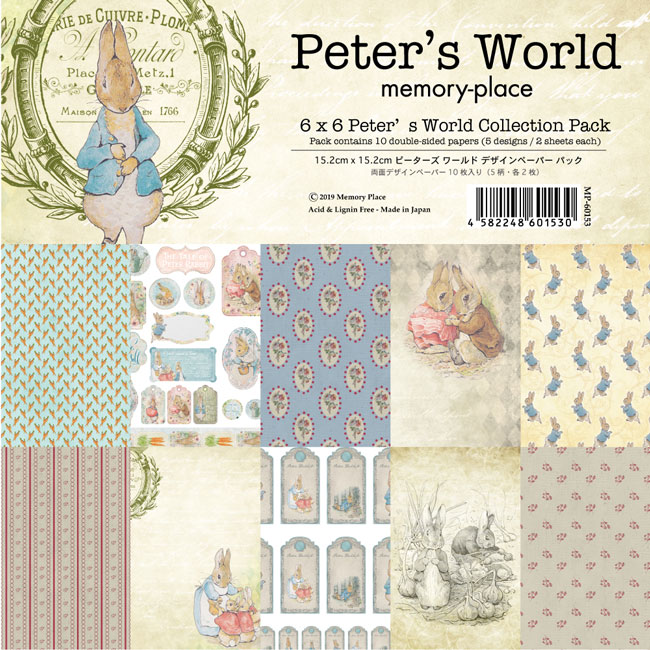 MP-60153 6x6 Peter's World Collection Pack 10������