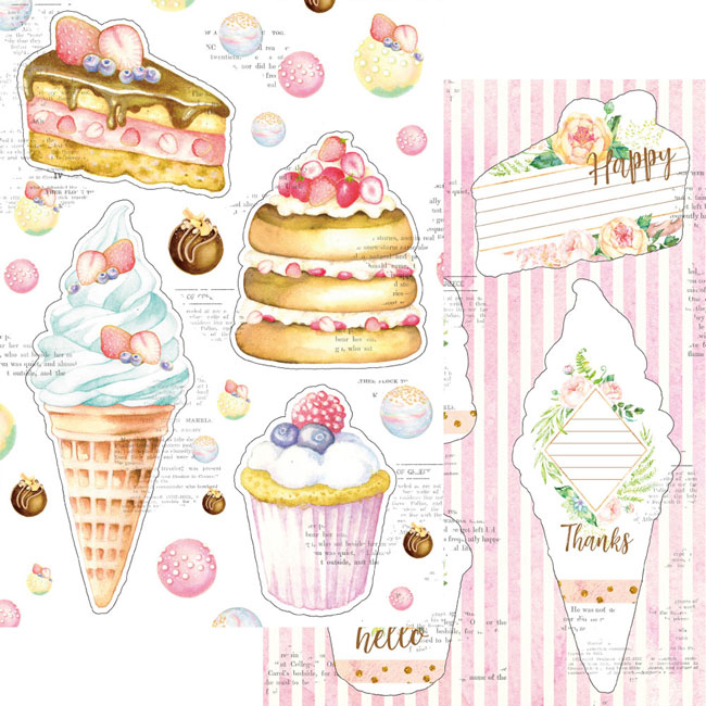 ��50%OFF SALE��MP-60275 A4 So Sweet Collection Paper Pack 12������