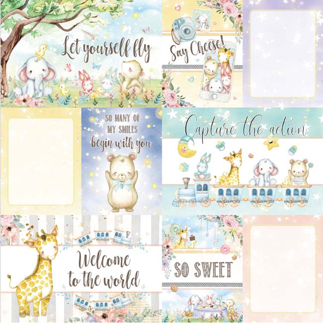 MP-60476 Dreamland 4x6 Journaling Cards 1