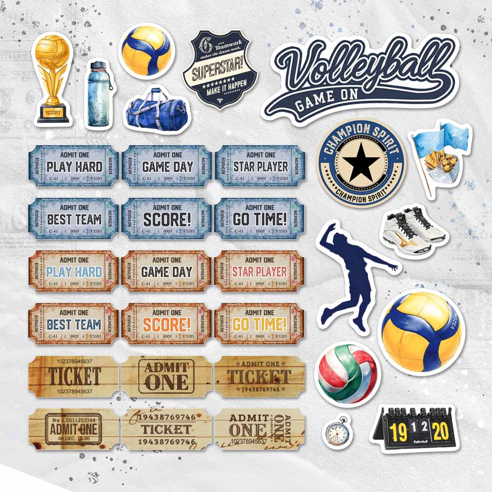 MP-61932 Vollyball Ephemera