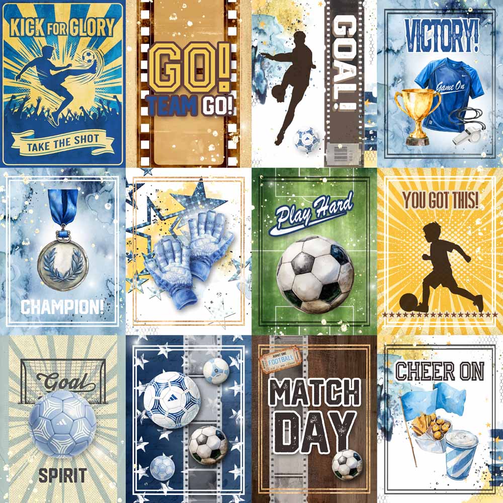 MP-61924 Matchday Football 12x12 Goal!