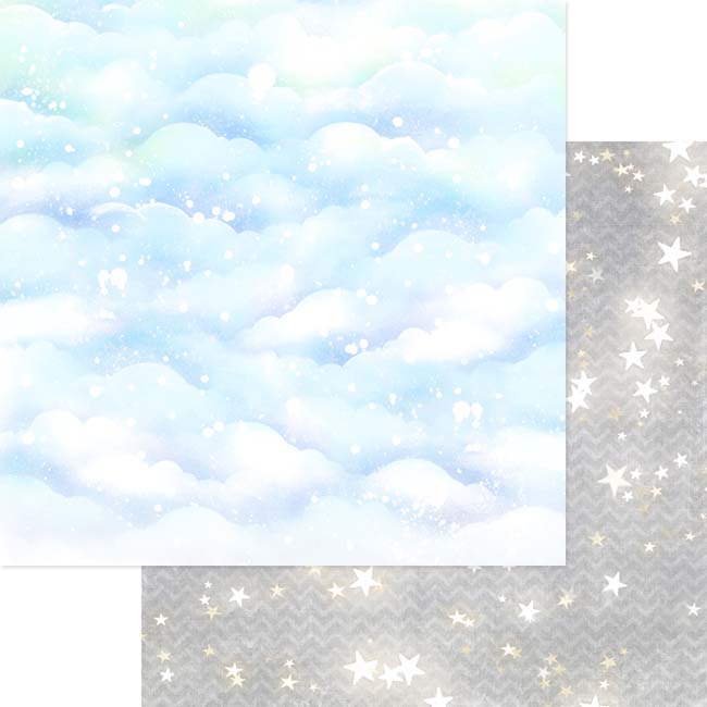 MP-60454 12x12 Silver Sparkly Sky