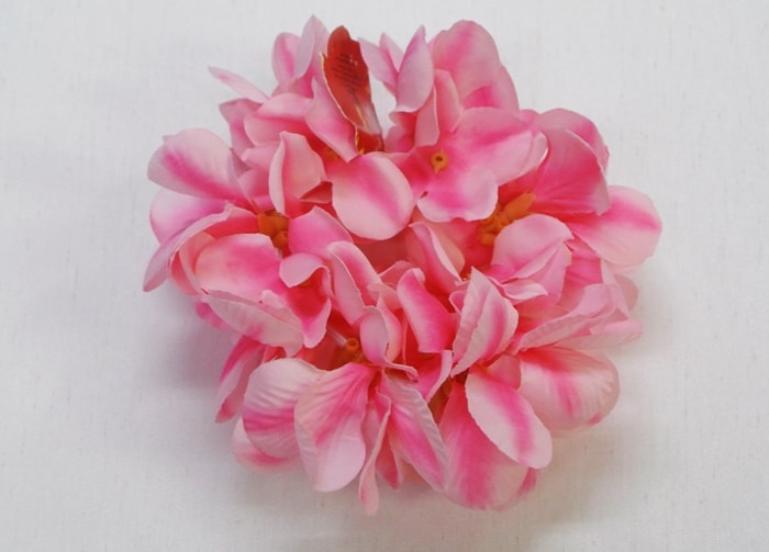 アロハプルメリアダブル　シュシュ　［ピンク］