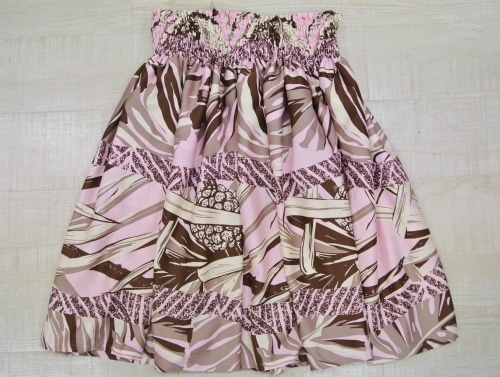 オリジナルパウスカート3.6ｍ75cm丈　オルエア（キャンディーピンク/アイボリー）　ポリエステル100％