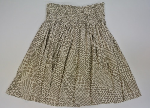 オリジナルパウスカー3.6ｍ70cm丈　　Kapa wiwo'ole カパ ヴィヴォ オレ 　[サンドベージュ］