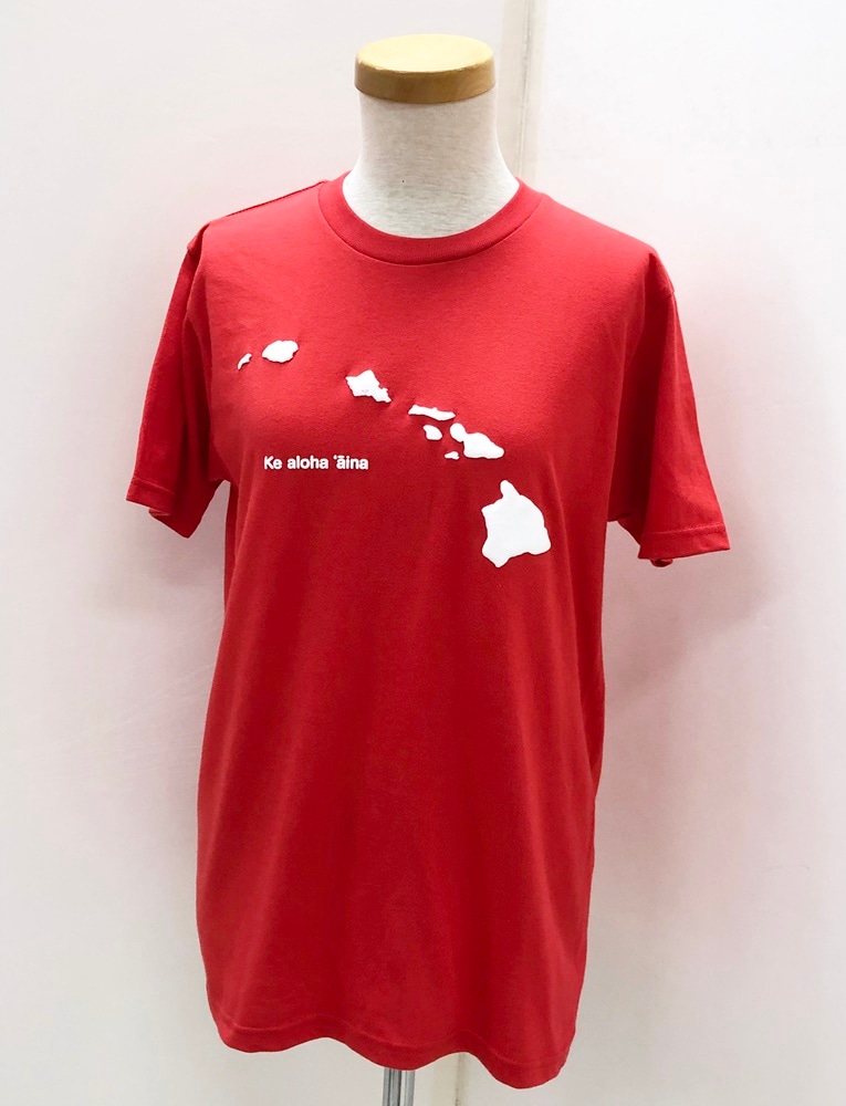 Ke aloha `aina　ケ アロハアイナ　半袖        ［レッド］