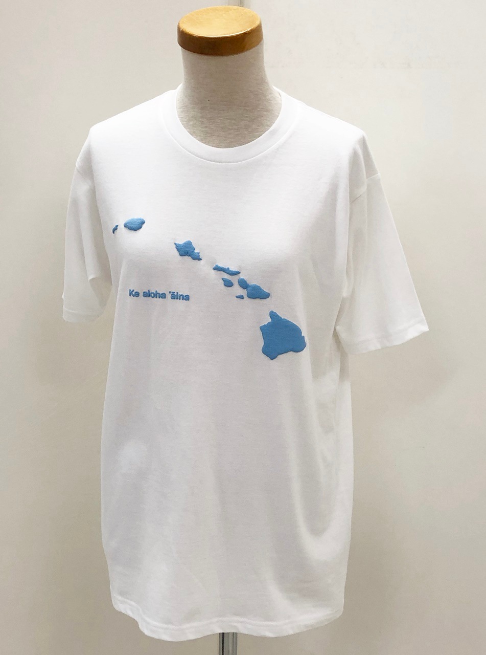 Ke aloha `aina　ケ アロハアイナ　半袖        ［ホワイト］