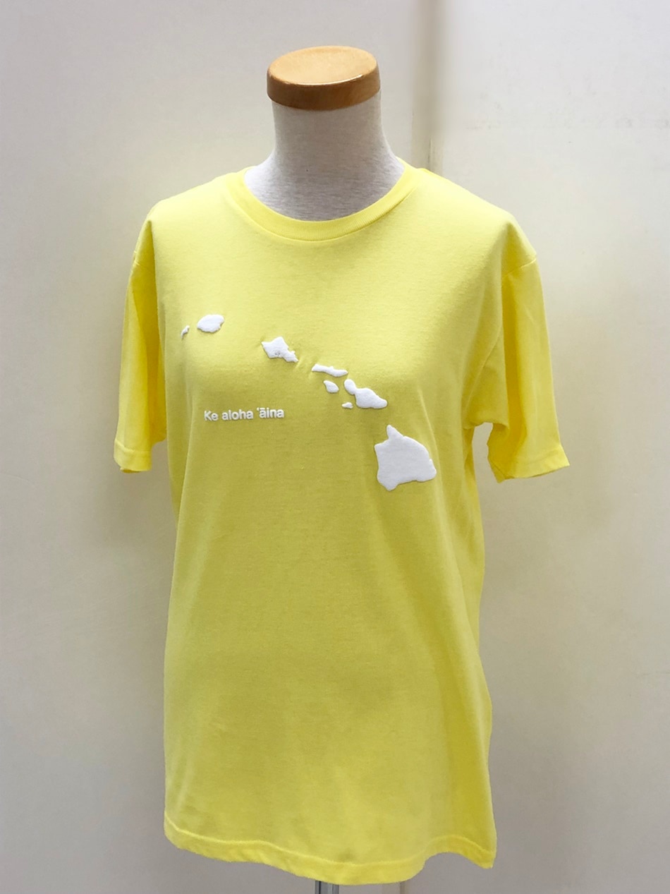 Ke aloha `aina　ケ アロハアイナ　半袖        ［イエロー］