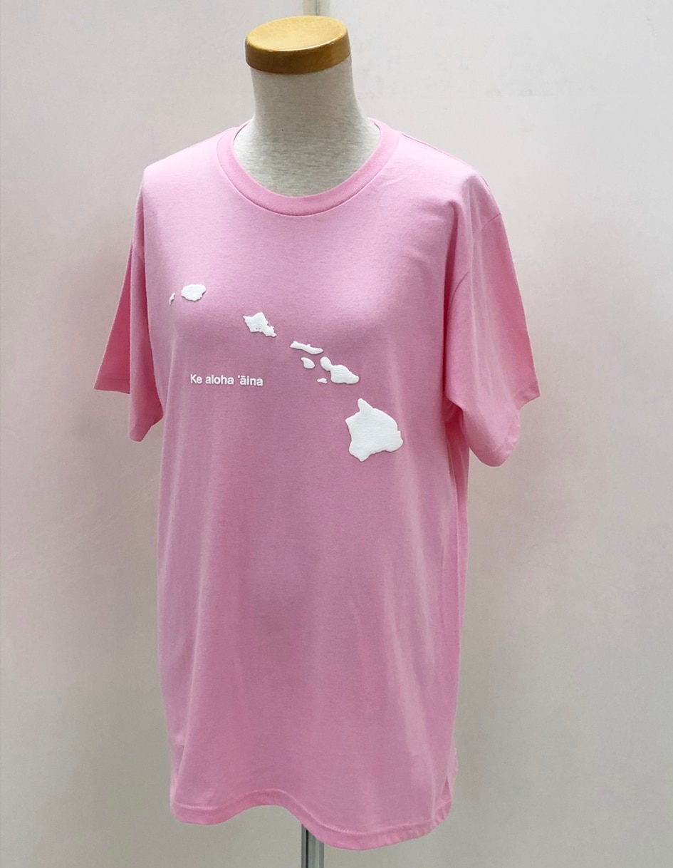 Ke aloha `aina　ケ アロハアイナ半袖        ［ピンク］