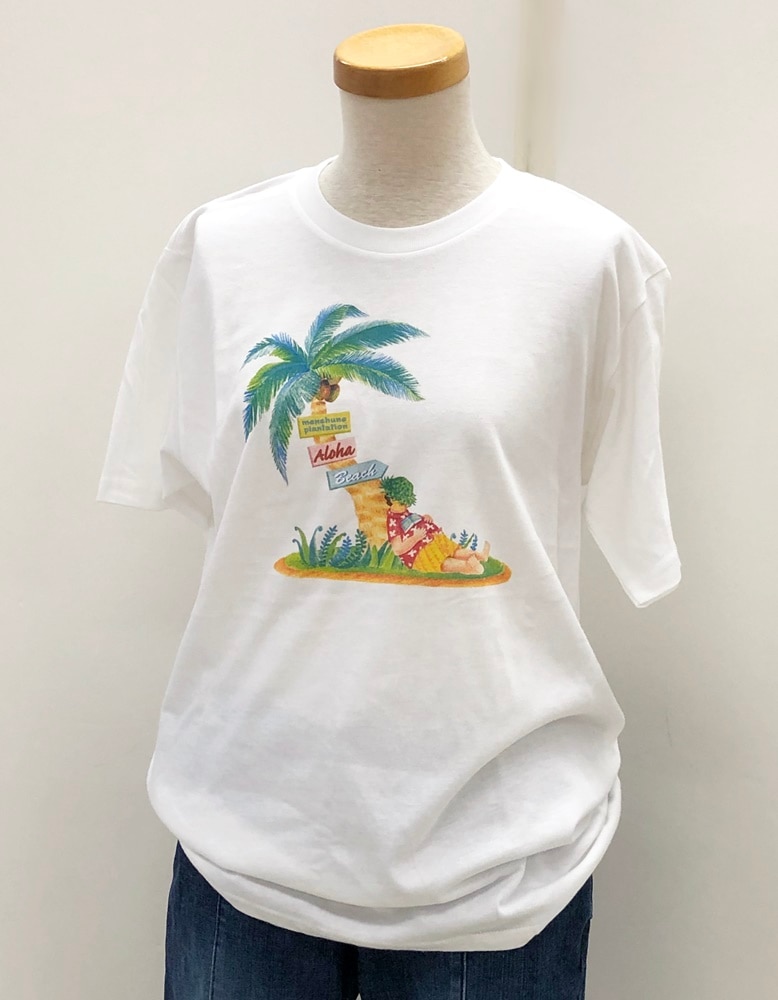 BEACH BUM CLUB ビーチバームクラブ　半袖        ［ホワイト］