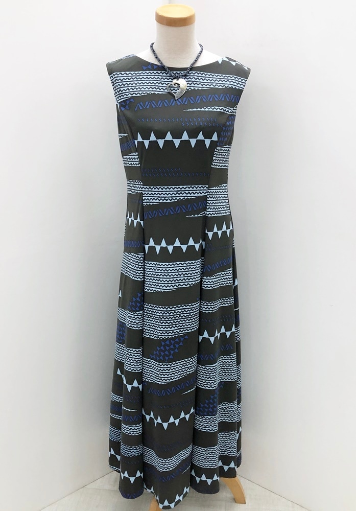 メネフネオリジナルワンピースCM-141　カパヒヴァヒヴァ（チャコール）