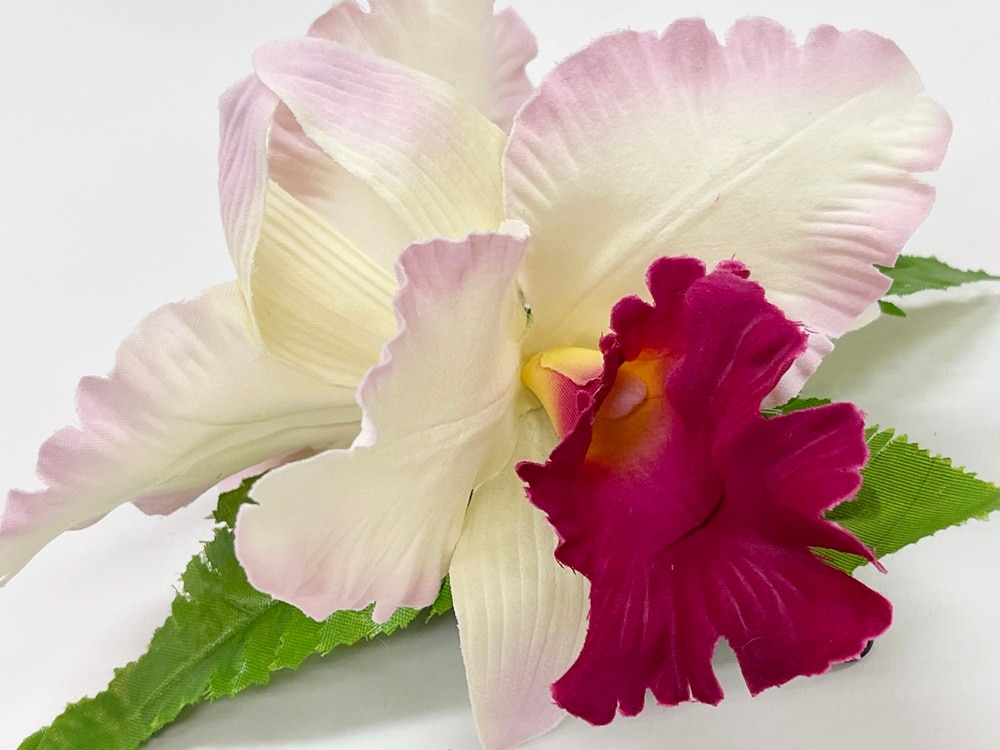 カトレア ヘアクリップ | ヘアアクセサリー | | フラ・ハワイアン