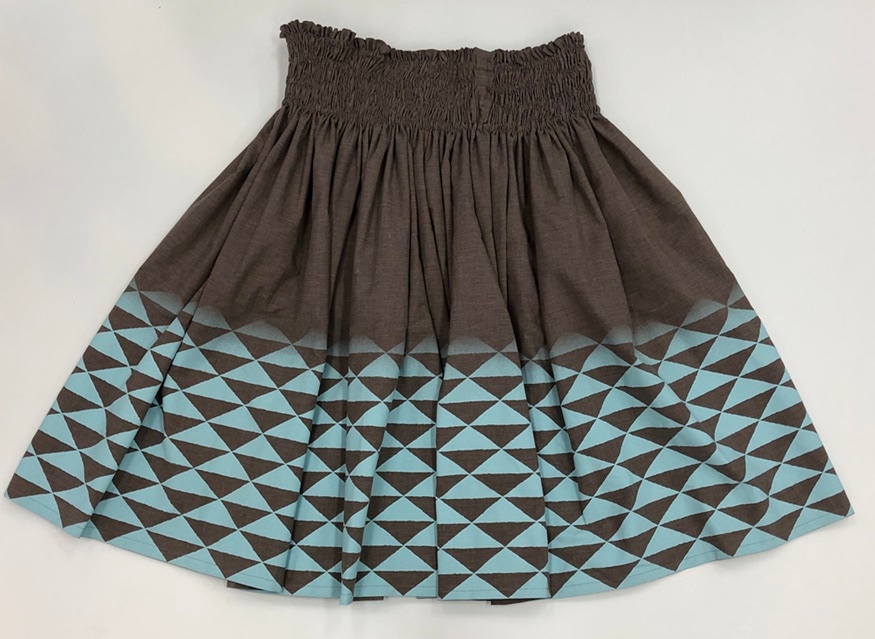 オリジナルパウスカート3.6ｍパウスカート70cm丈　Ｋａｐａ i ka noe 　カパイカノエ　［ブラウン］