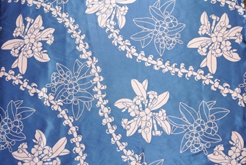 Lei Puakenikeni レイ プアケニケニ  1メートル ［トワイライトブルー/ピンク]