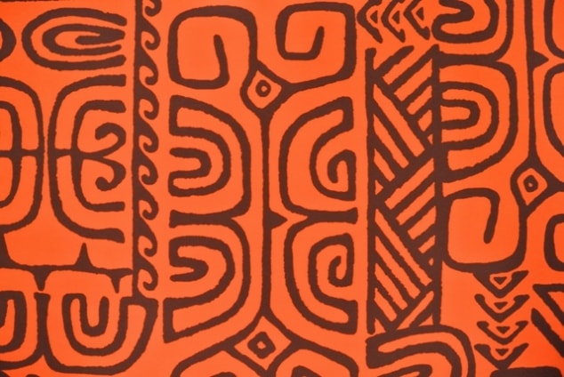 テ　フェヌア　1メートル[オレンジ/ブラウン]