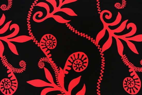 イロ　1メートル[ブラック/レッド]