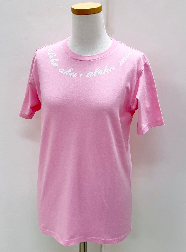 aloha aku aloha maiTシャツ　半袖        ［ピンク］