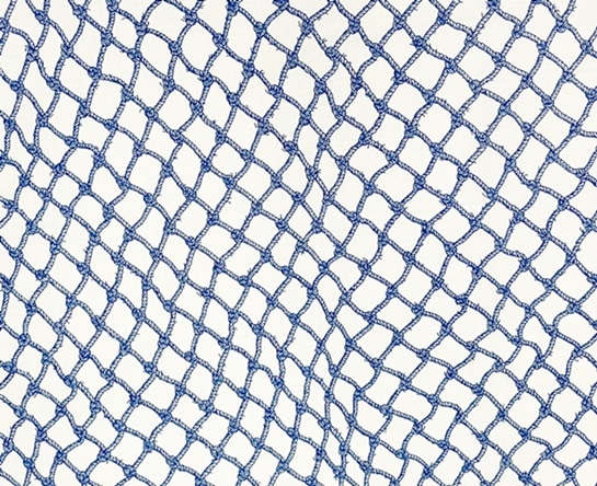 Upena nae ウペナ ナエ　1メートル [アイボリー/ブルー]