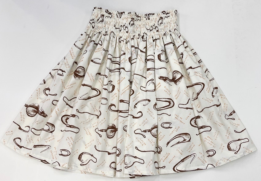 オリジナルパウスカート3.6ｍパウスカート70cm丈　Makau　マカウ　　［オフホワイト］