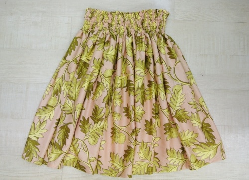 オリジナルパウスカート3.6ｍ70cm丈　　ウルクラ　［オリーブ/ベージュ］ポリエステル100％