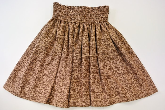 オリジナルパウスカート3.6ｍ70cm丈　カウラナ（ブラウン）　ポリエステル100％