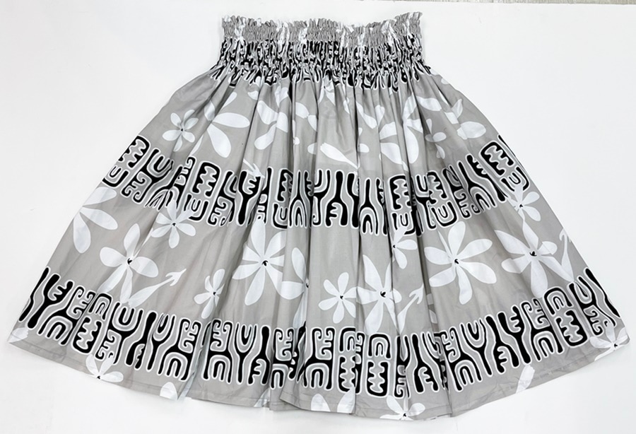 オリジナルパウスカート3.6ｍ使用70ｃｍ丈  ボンジュール ソレイユ 　 [アッシュグレー/ブラック]