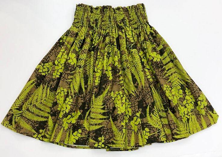 オリジナルパウスカー3.6ｍパウスカート75cm丈　Ｌa´i ラ・イ （フォレスト）