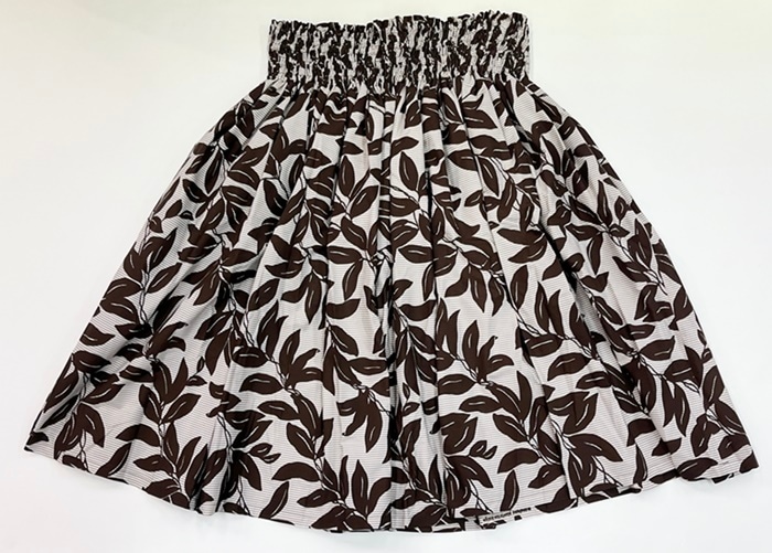 オリジナルパウスカート3.6ｍパウスカート70cm丈　カ・マイレ/ストライプ[ベージュ/ブラウン]