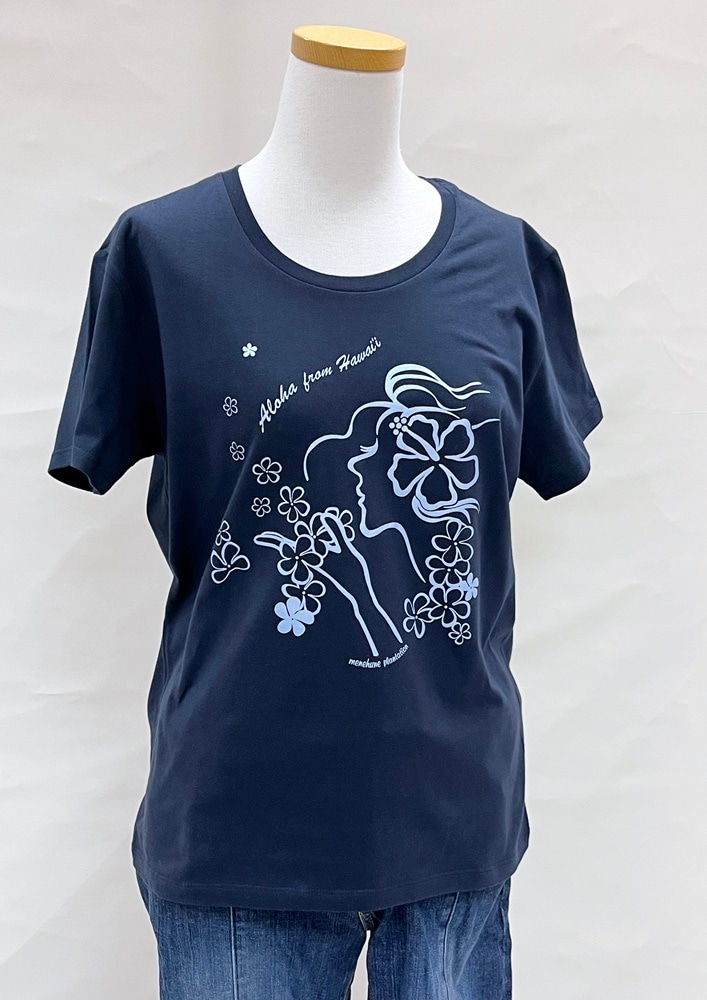 Aloha　From　Hawaii　Tシャツ　半袖        ［ネイビー］