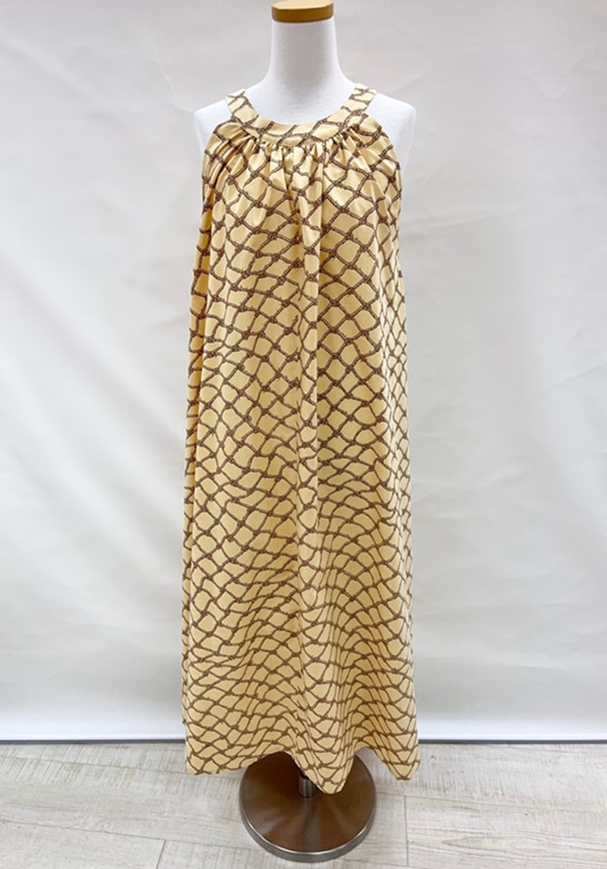 メネフネオリジナルワンピース CM-3 　 ウペナ ナエ（バナナイエロー／ベージュ）