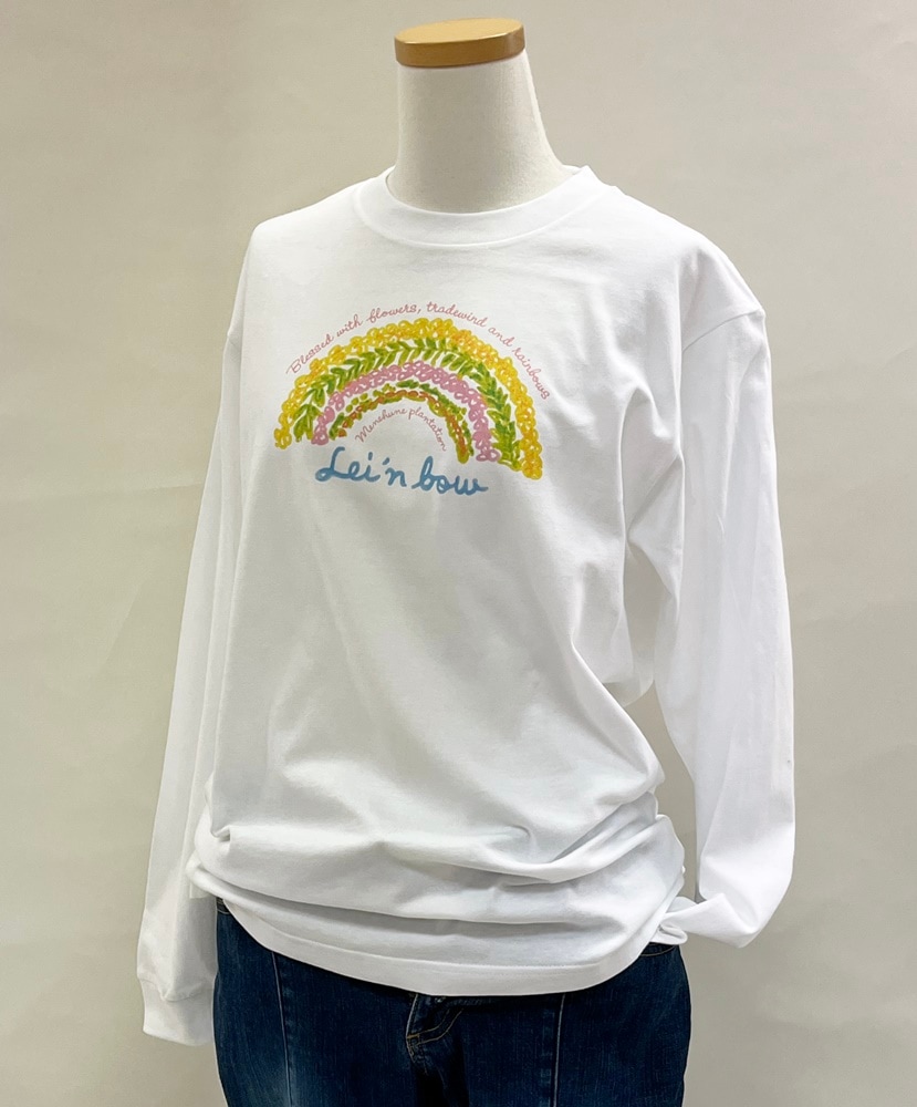 Lei'n bow　 レインボー 　Tシャツ　長袖