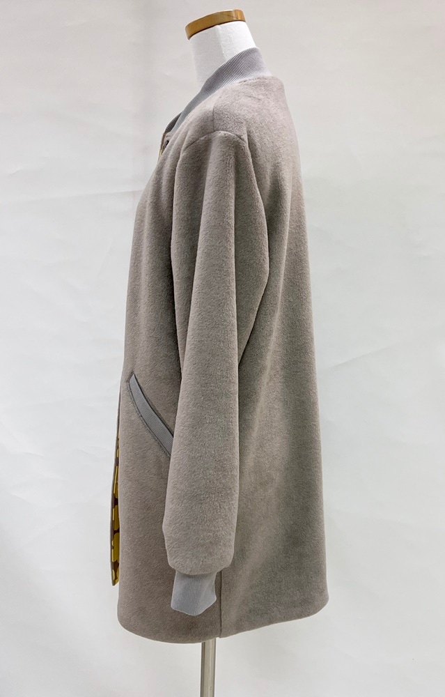 No.130 FENNEL リバーシブルロングコート　ベージュ No.130 FENNEL リバーシブルロングコートベージュ