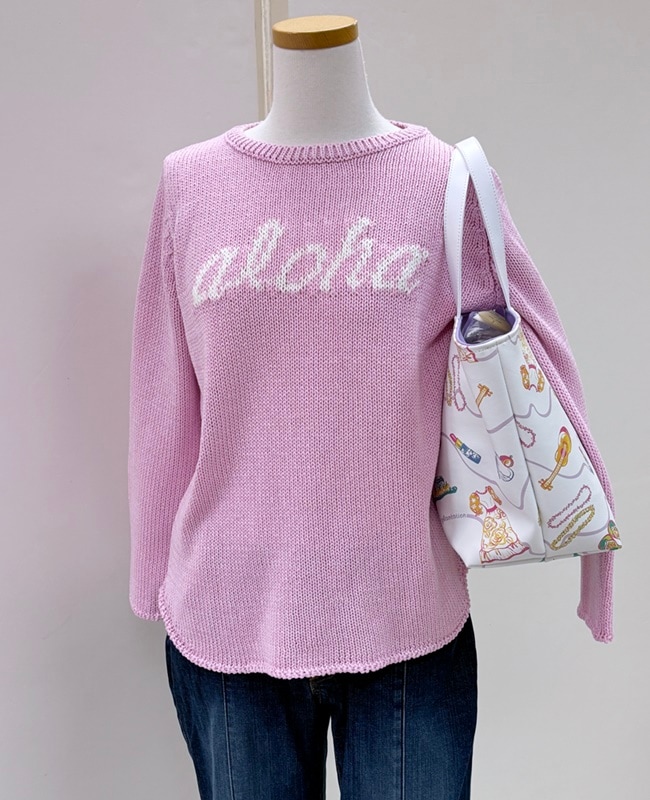 メネフネオリジナルニット HAE ALOHA メネフネプランテーション　L メネフネオリジナルニット HAE ALOHA（ネイビー） | すべての