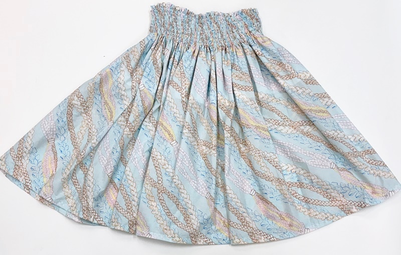 オリジナルパウスカート3.6ｍ70cm丈　ププオニーハウ[スカイブルー]