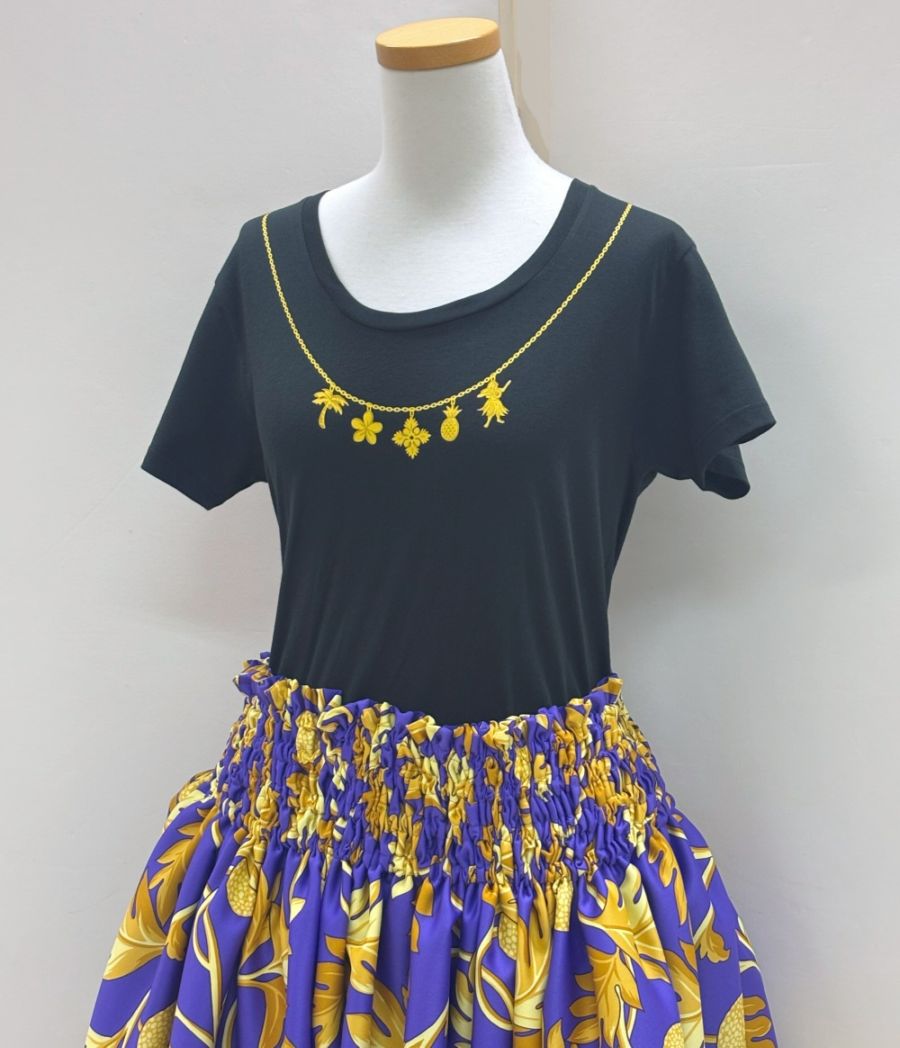 Nani Charms 　ナニチャーム　Tシャツ　半袖［ブラック］