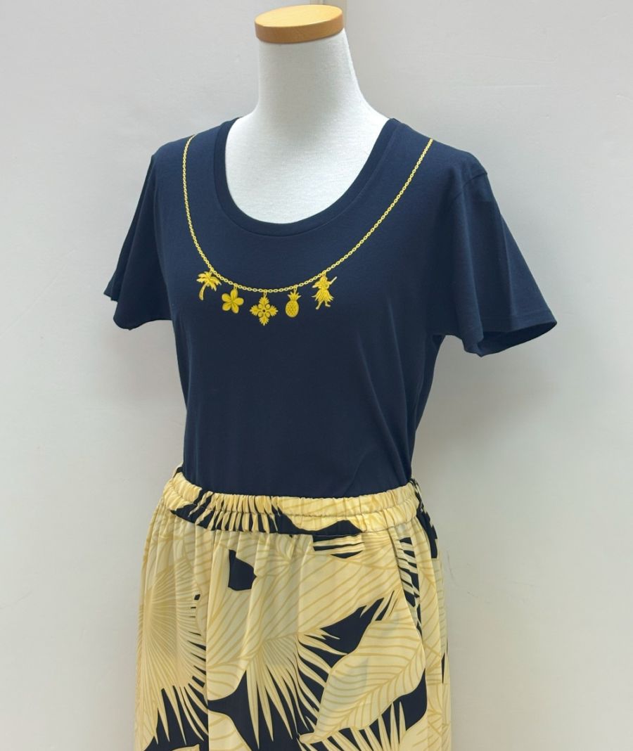 Nani Charms 　ナニチャーム　Tシャツ　半袖［ネイビー］