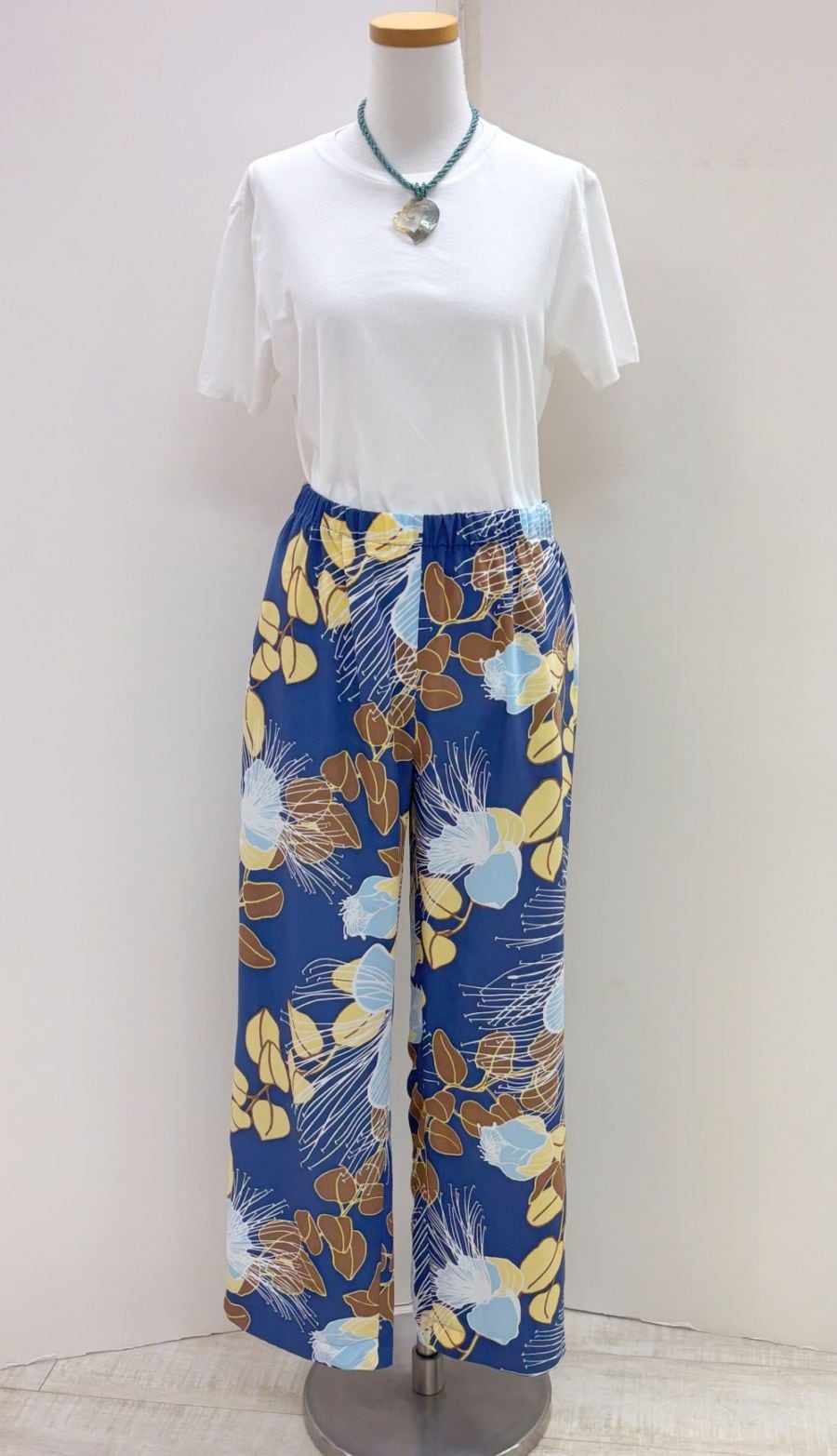 メネフネオリジナルストレートパンツP-9［ヘナニモキハナ/パープル］