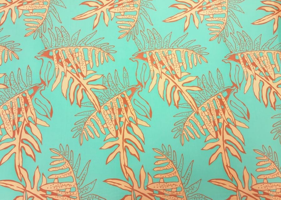 Laua`e nolupe  ラウアエ ノルペ 1メートル　[ミントグリーン/オレンジ］