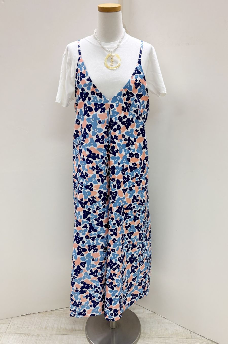 メネフネオリジナルオールインワン （ブーゲンビリア　ネイビー／サクラ）