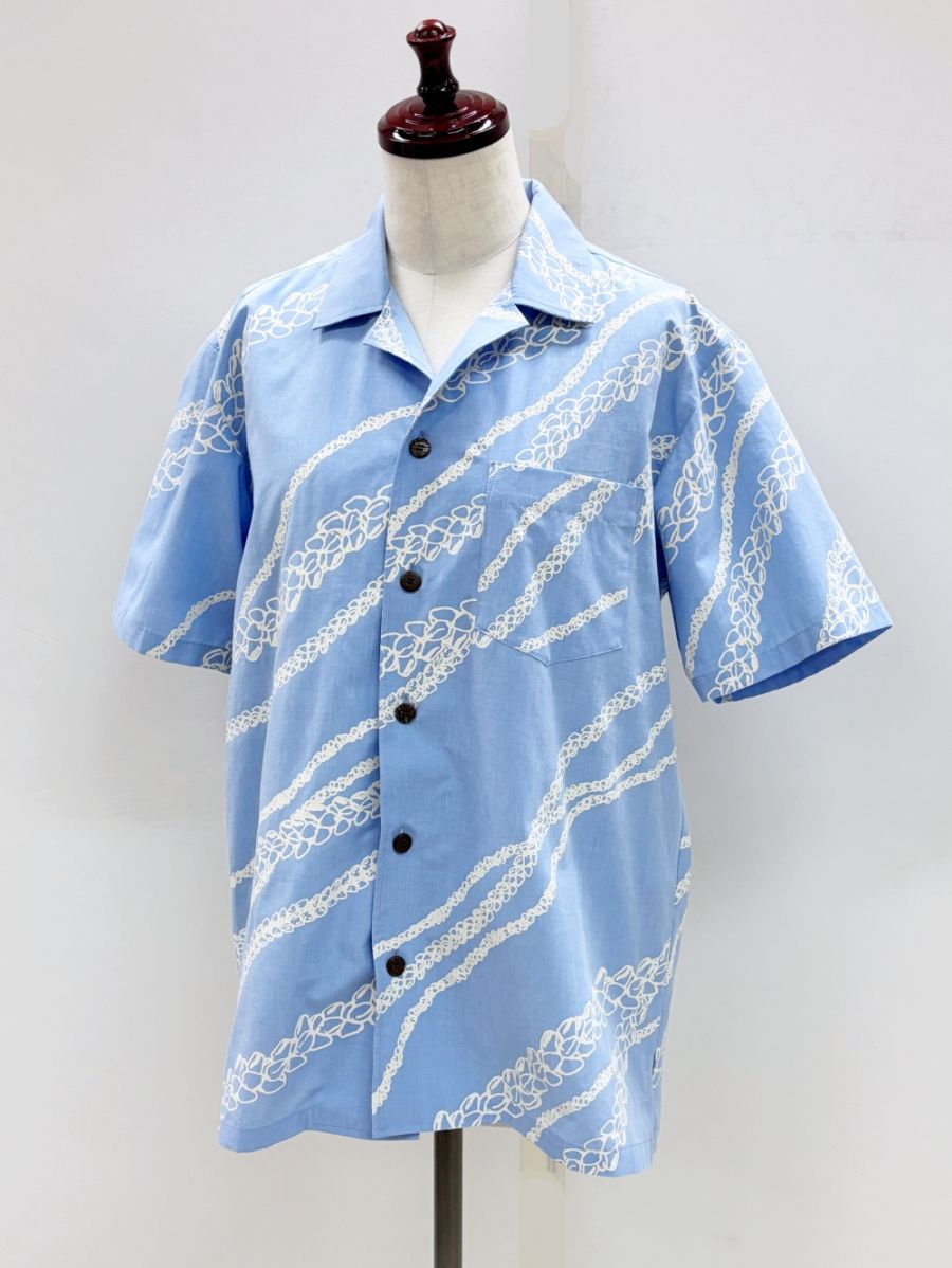 アロハシャツMA-1 Mea makamae メア マカマエ（ブルー）