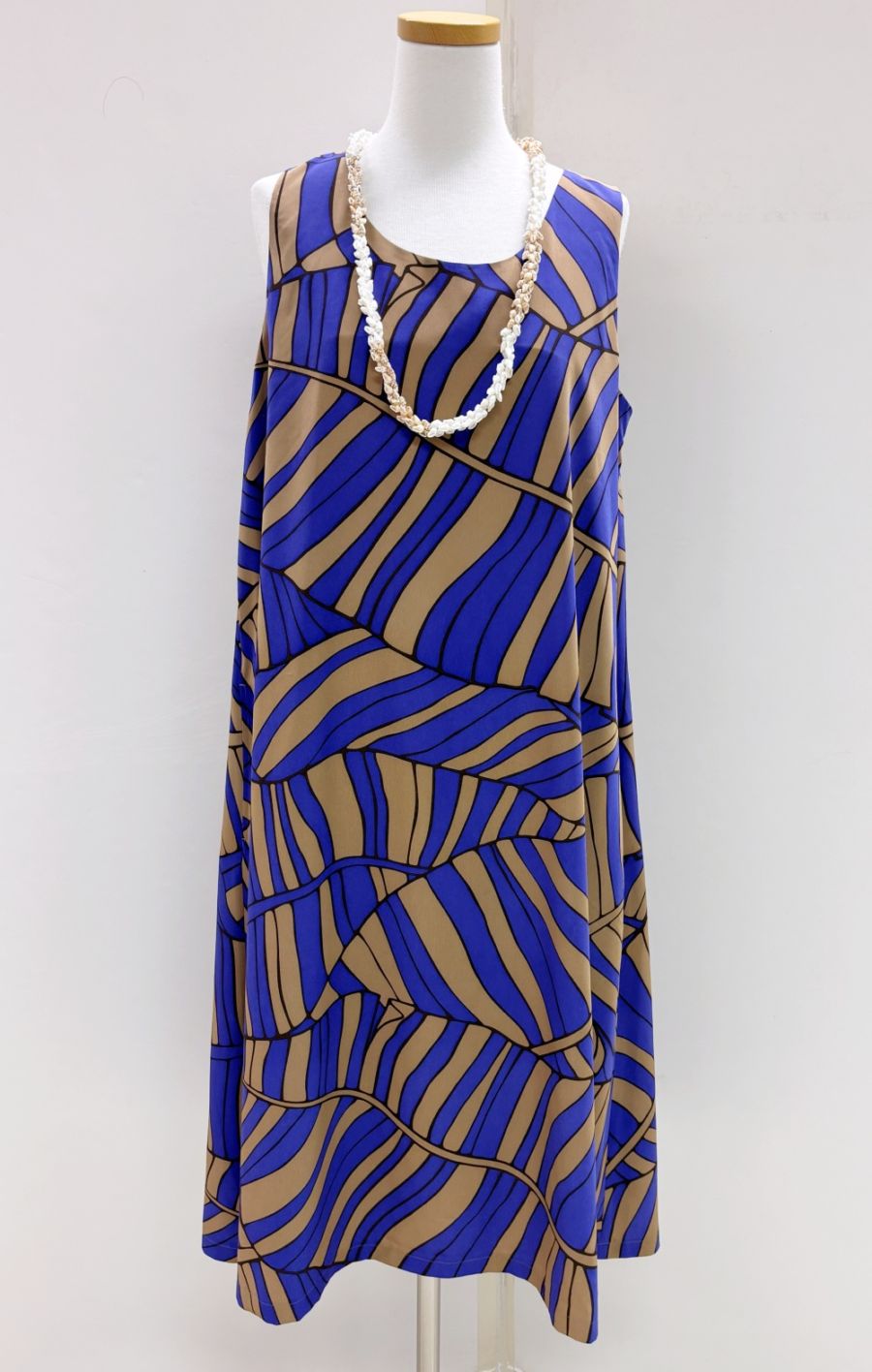 メネフネオリジナルワンピース 　M-551　ア カオ アヌエヌエ　［パープル/ココア］　