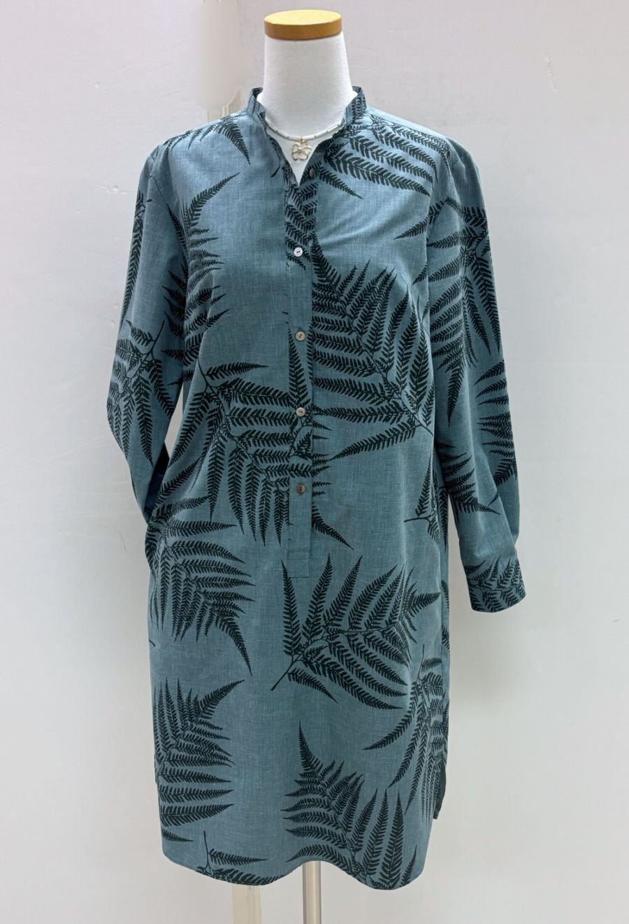 メネフネオリジナルワンピース B-137　パライ[ディープグリーン]
