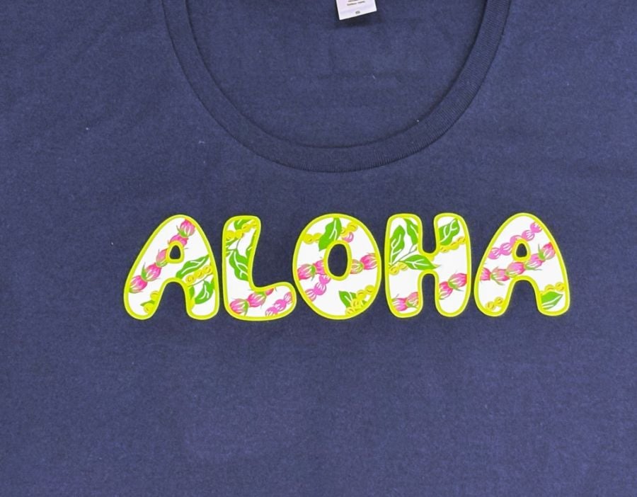 ALOHAのプリントがとっても美しい
