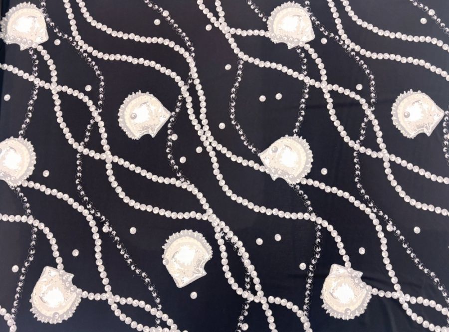 La　perle noir（ル　ペルル　ノアール）　1メートル [チョコレートブラウン]