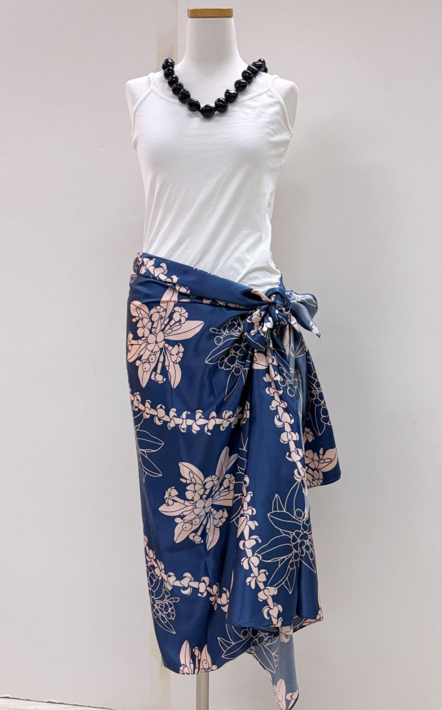 オリジナルパレオ　レイプアケニケニ　[トワイライトブルー/ピンク]