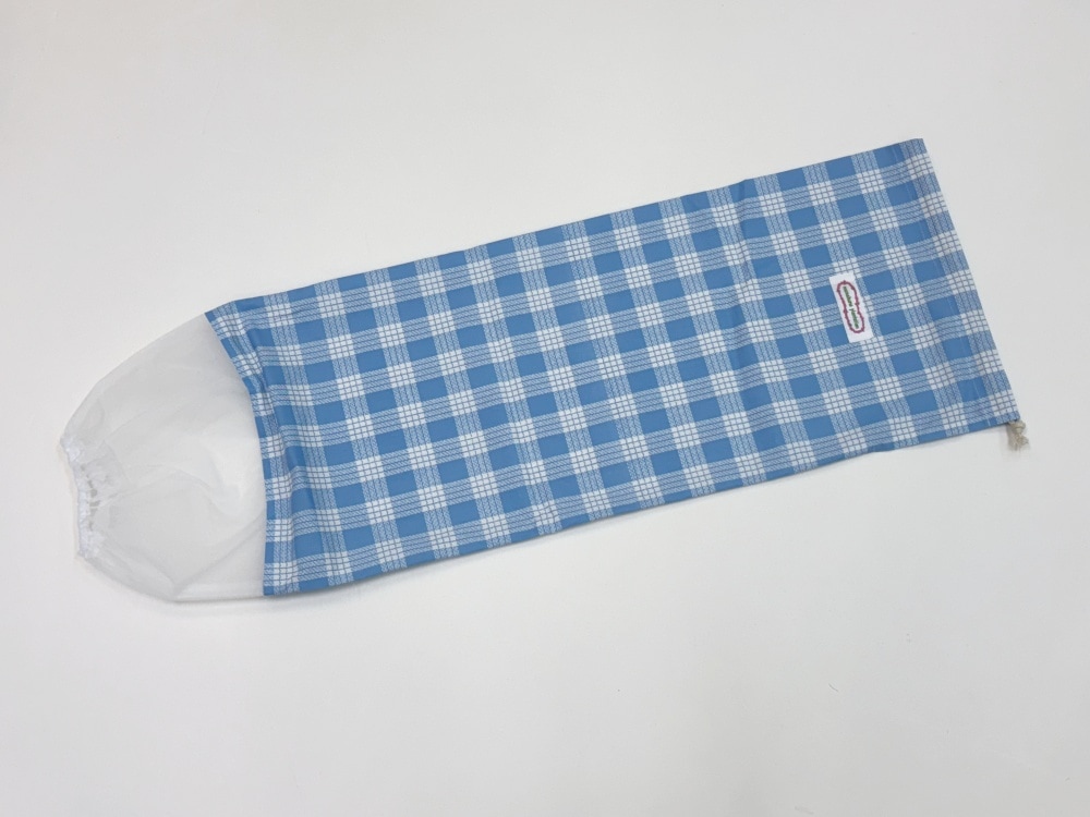 パウケース［パラカチェック　　スカイブルー］